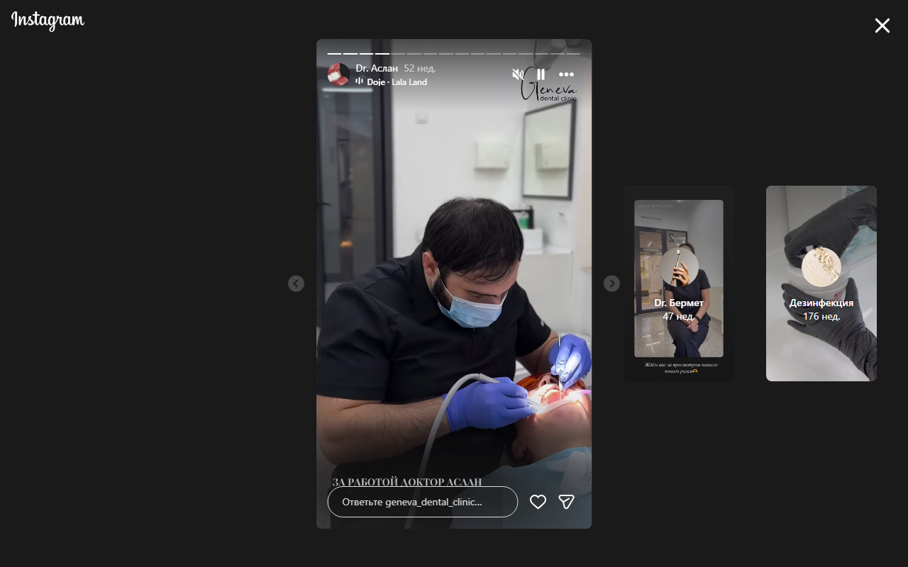 Dr. Аслан за работой